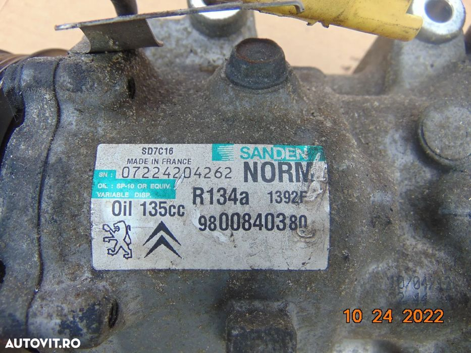 Compresor clima Peugeot 2.0 euro 5 508 Citroen c5 2.0 2.2 rh01 jumpy e - 2