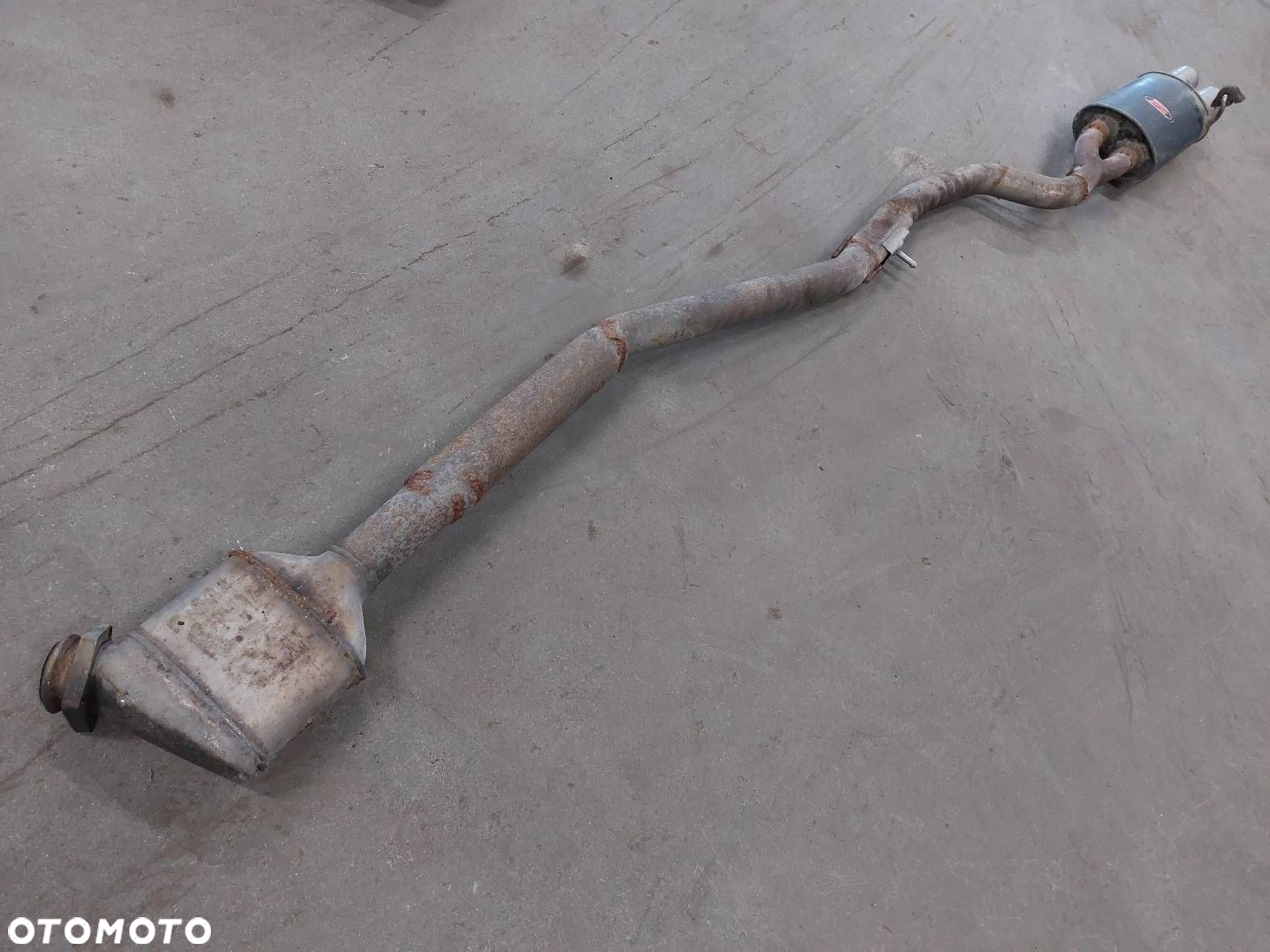 TŁUMIK WYDECH KOŃCOWY + KATALIZATOR PUSTY BMW E46 320D 2.0 D 2246926 - 5