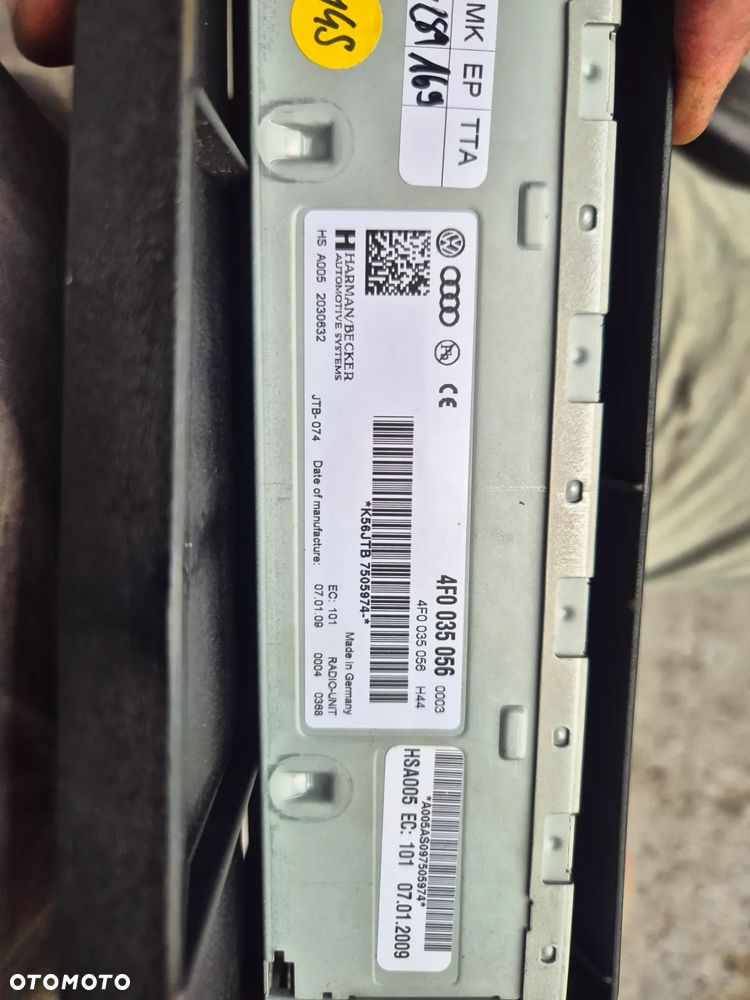 Moduł TUNER Radia AUDI Q5 8R A6 C6 A4 B8 4F0035056  wzmacniacz - 1