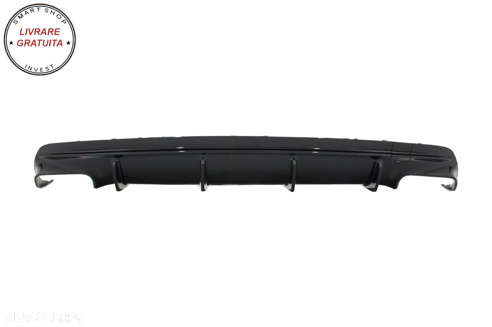 Difuzor Bara Spate cu Ornamente Evacuare Mercedes CLA X117 W117 (2013-2018) Faceli- livrare gratuita - 2
