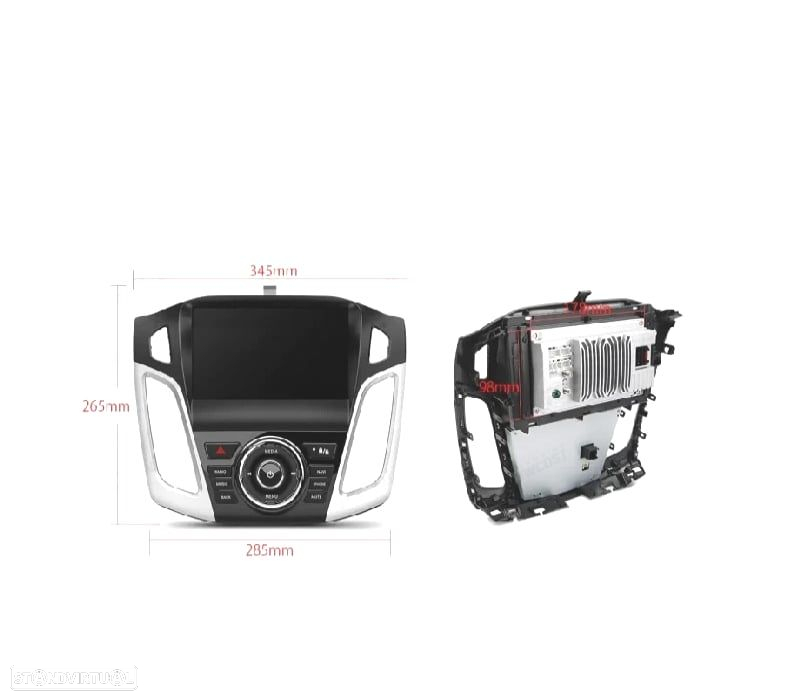 AUTO RÁDIO GPS ANDROID 13 PARA FORD FOCUS 12-17 - 8