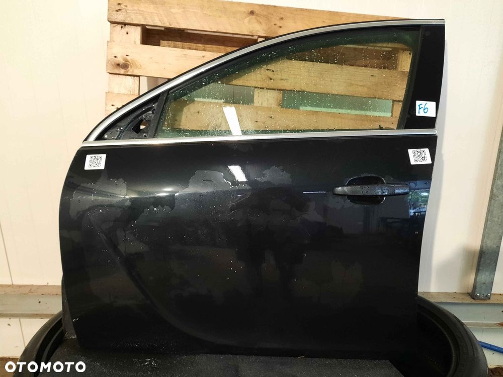 / DRZWI PRZÓD PRZEDNIE LEWE DO OPEL INSIGNIA A 1 I Z22C CZARNY - 1