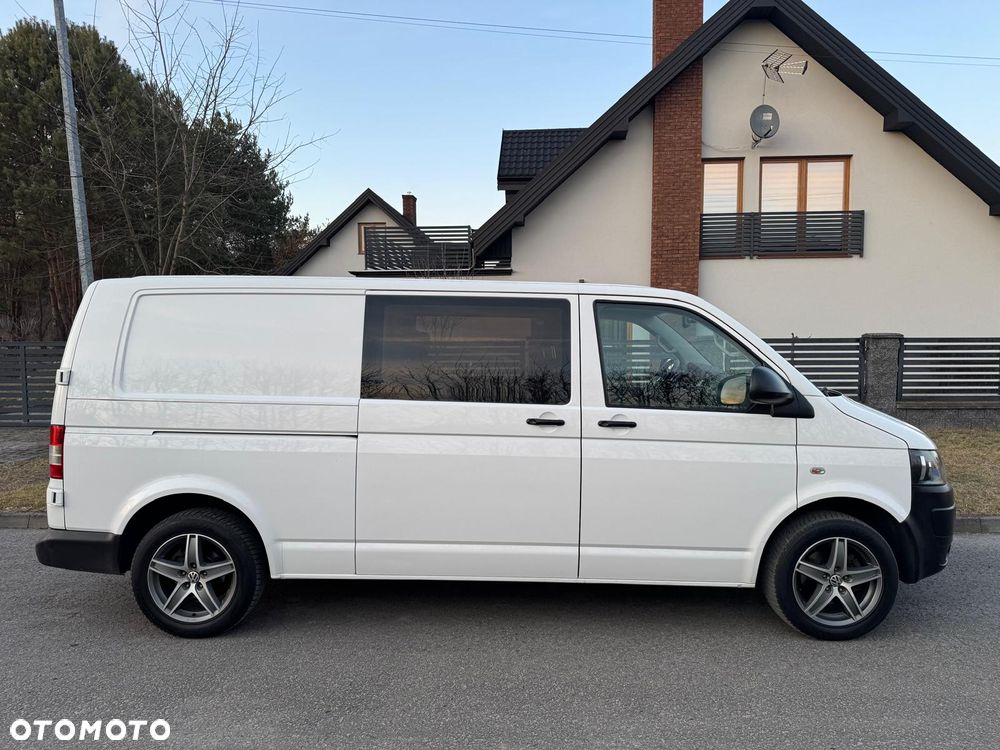 Volkswagen TRANSPORTER T5 L2H1 LIFT DŁUGI Klima Navi Dubel Kabina 6os Brygadówka Hak - 4