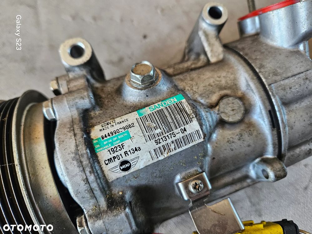 Sprężarka pompa kompresor klimatyzacji MINI COOPER One R55 R56 R57 1,6 2,0 D 9213175 9213175-04 - 2