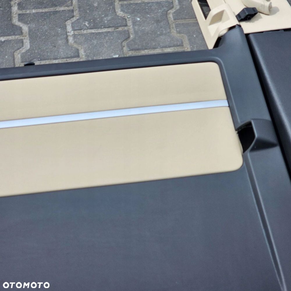 VW T5 T6 MULTIVAN HIGHLINE wnętrze podsufitka tapicerka słupek 2drzwi SKÓRA - 7