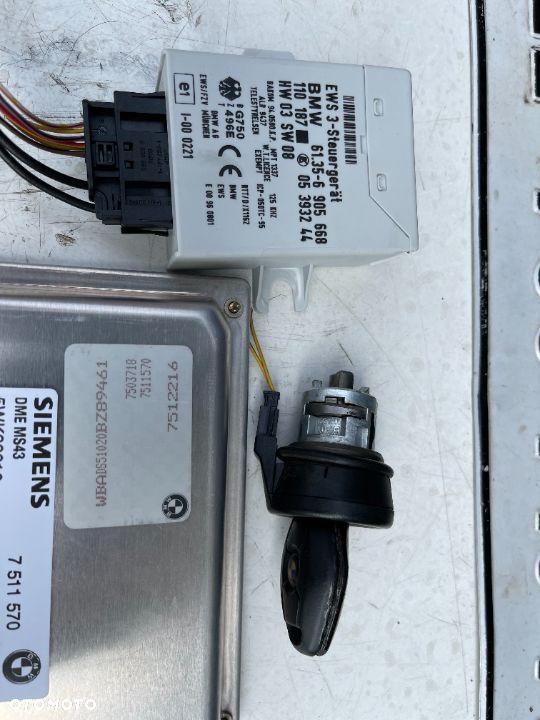 Zestaw do odpalenia MS43 Bmw M54b30 sterownik ews klucz stacyjka manual - 3