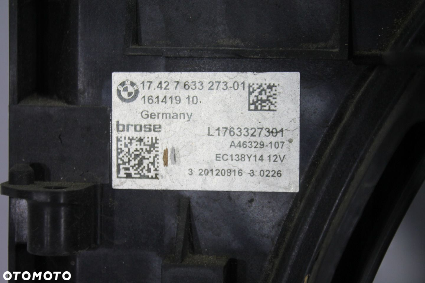 WENTYLATOR CHŁODNICY 7589026 BMW BMW F10 2.0D 10- - 4