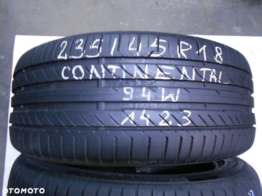 OPONY 235/45R18 CONTINENTAL CONTI SPORT CONTACT 5 DOT 1423 / 0322 7.8MM - 2
