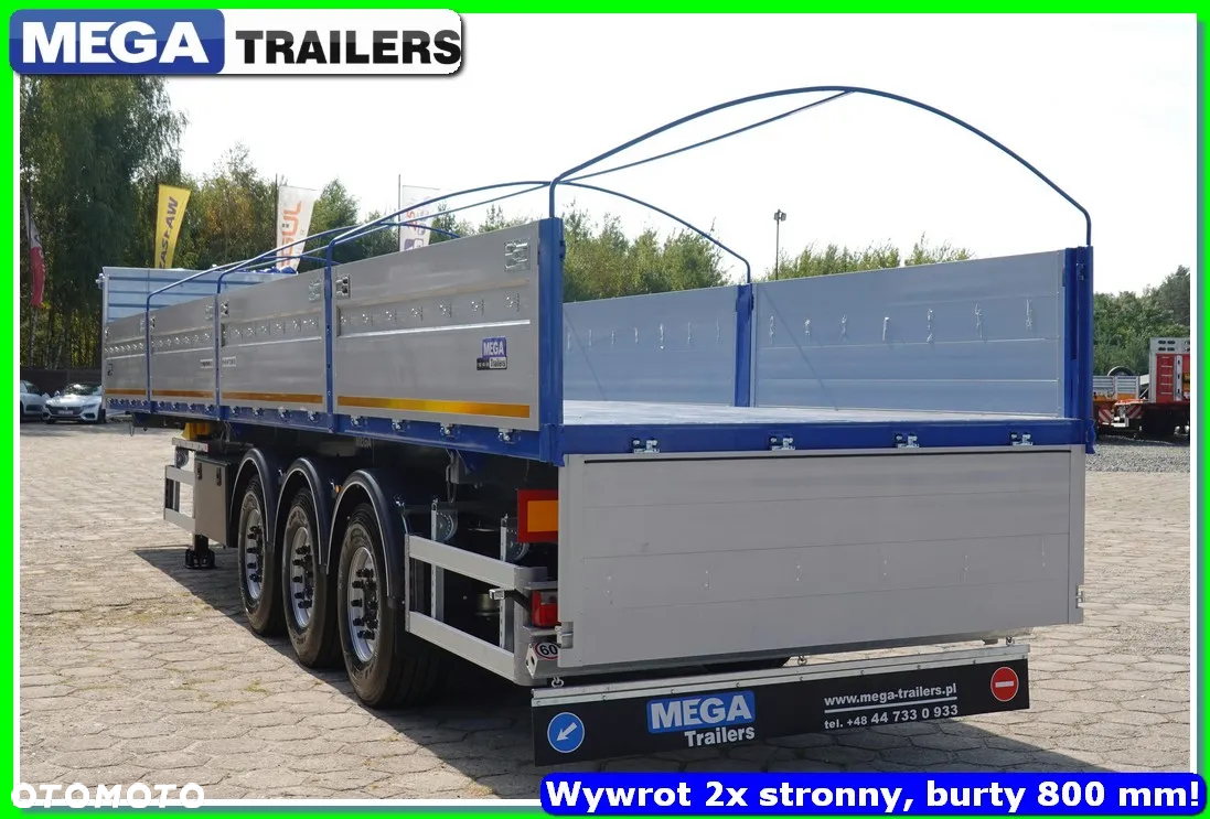 Inny Platforma z wywrotem, 2 strony, 12,60 m, burta 800 mm! - 21