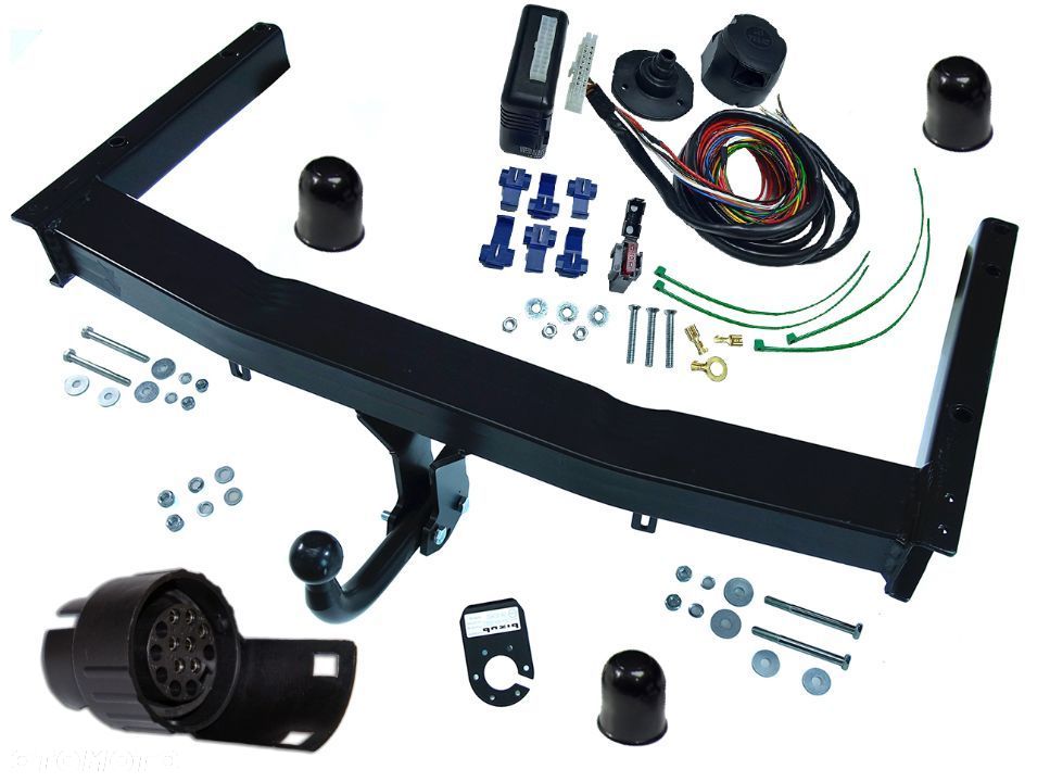 HAK HOLOWNICZY + MODUŁ+ WIĄZKA + GNIAZDO 7PIN  AUDI A4 B6 B7 SEDAN + KOMBI + QUATTRO SEAT EXEO ST - 3