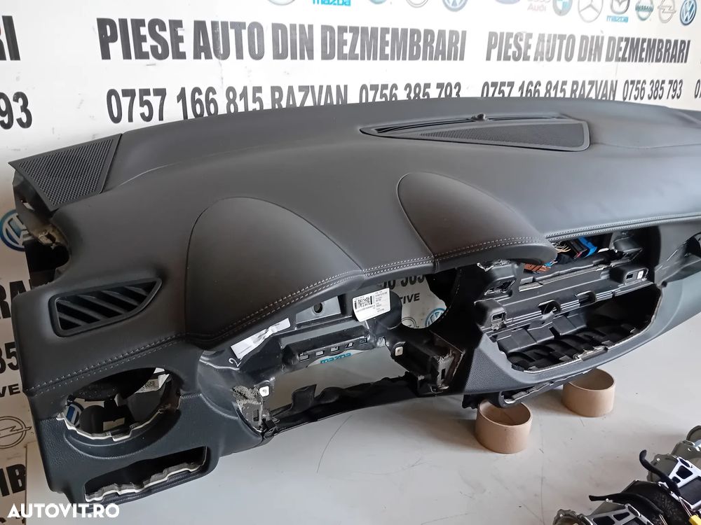 Plansa Bord Kit Airbag Alfa Stelvio 2017-2022 Impecabil Model Quadrifoglio Piele Cu Cusatura - 5