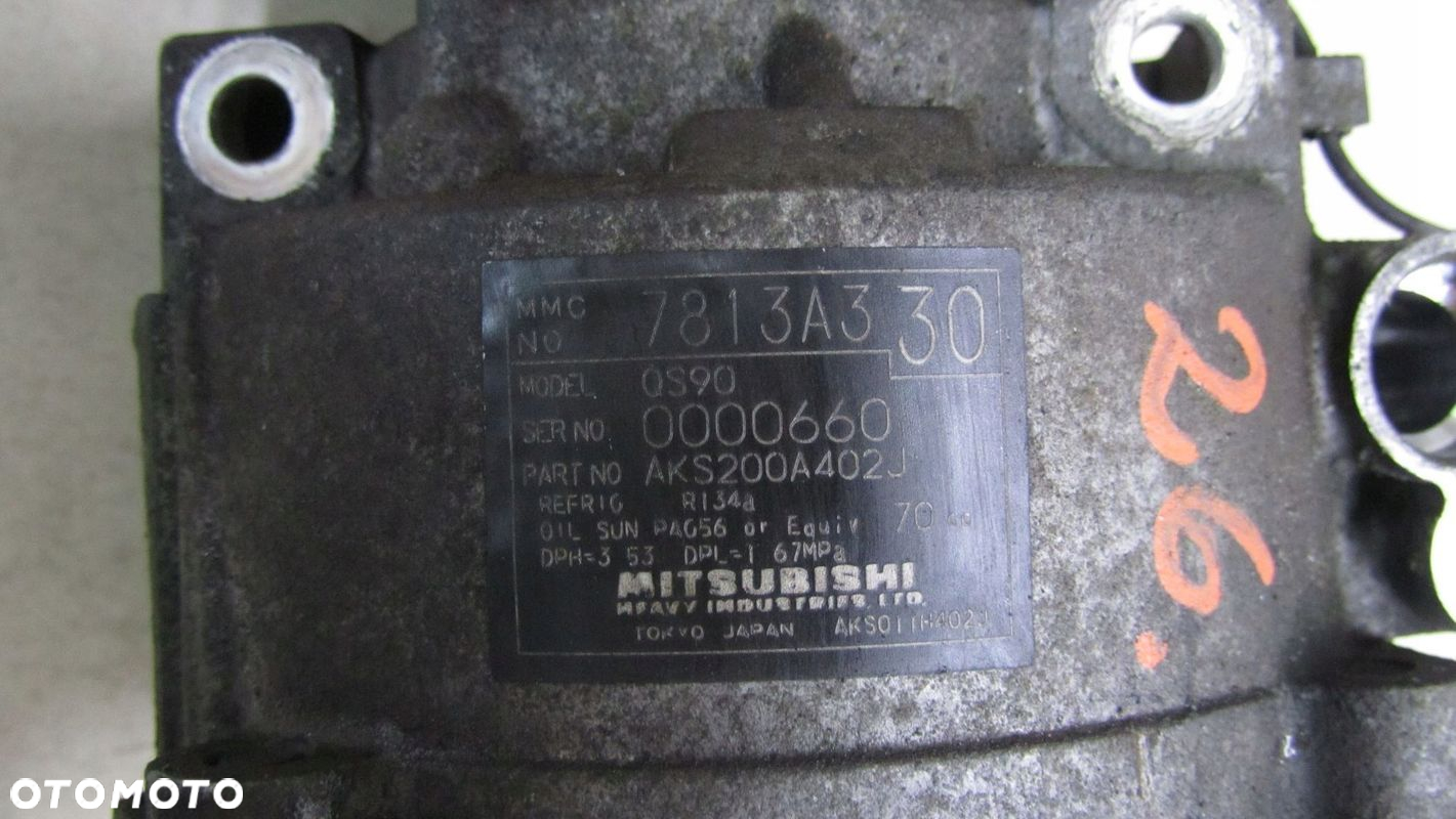 MITSUBISHI ASX 1.8 SPRĘŻARKA KLIMATYZACJI 7813A330 - 2