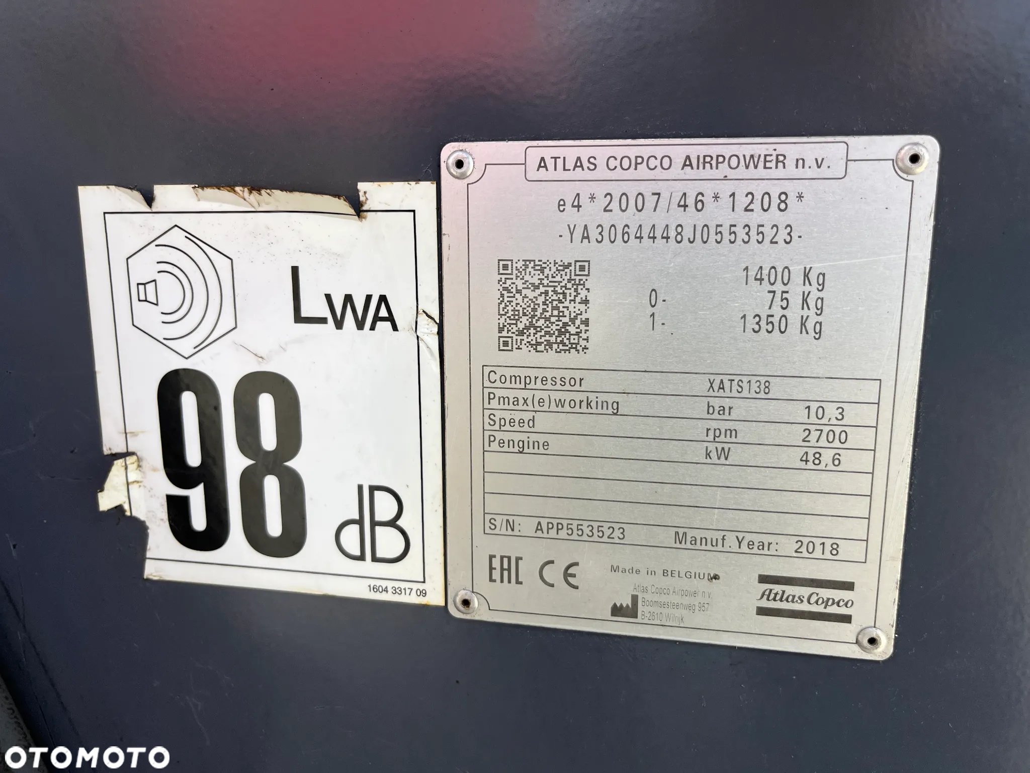 Atlas Copco XATS 138 - 14