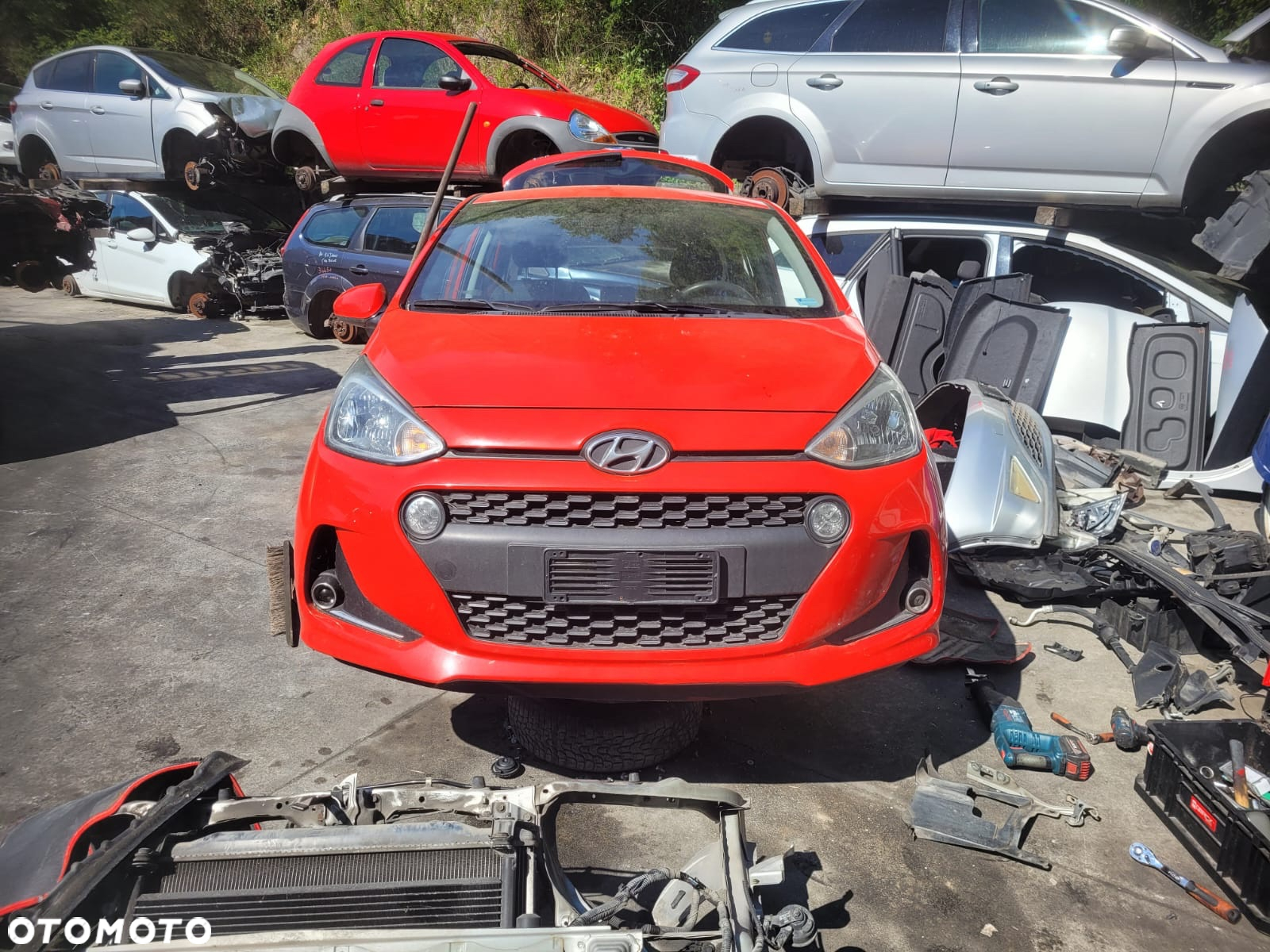 HYUNDAI I10 II LIFT TTR BLOTNIK PRZOD PRAWY LEWY - 12