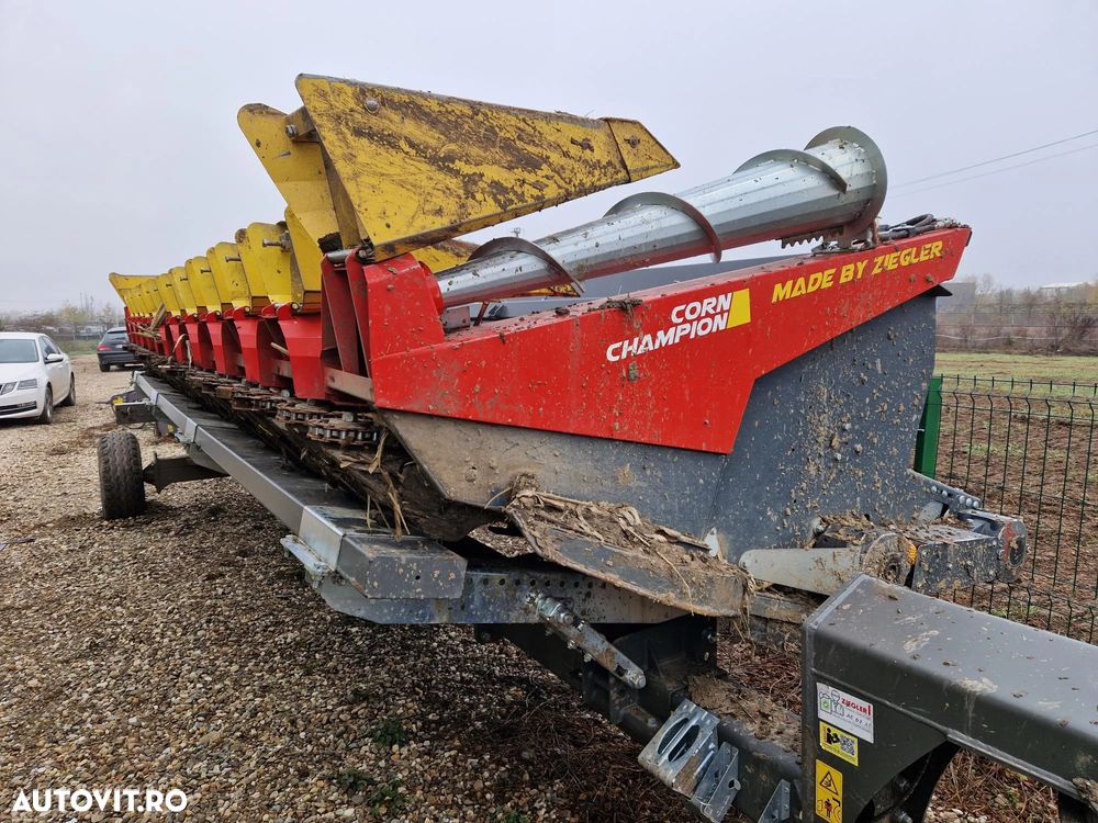 Ziegler ZIEGLER 12s CORN CHAMPION  Header porumb si ZIEGLER SWW 2wt Carucior transport - 2