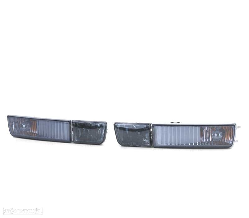 FARÓIS NEVOEIRO COM PISCA VOLKSWAGEN VW GOLF 3 VENTO 92-98 FUNDO PRETO - 4
