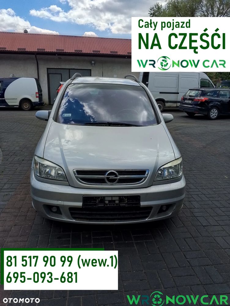 Opel Zafira A FL OPC SPORT (03-05r.) 2.2 CDTI 125KM. Silnik Y22DTR Skrzynia 722.616 (722 616) (722616) lakier 359.Cały na części. GWARANCJA !!!  Przód Tył Zestaw Komplet Drzwi Klapa Zderzak Błotnik Maska Grill Atrapa Szyba Pas Lampa Lusterko Boczki Fotel Kanapa Kokpit Deska Rozdzielcza Przełącznik Włącznik Sterownik Przewody Wiązka Instalacja Moduł Komputer Czujnik Listwa Pompa Alternator Wtryski Głowica Rozrusznik Kompresor Sprzęgło Dwumas Silnik Skrzynia ABS Klimatyzacji Paliwa Wspomagania Kolektor Turbina Przepustnica Zawór Chłodnica Koło Hak Belka Sanki Zawieszenie Mcpherson Półoś Amortyzator Wydech Tłumik Zacisk Most - 1