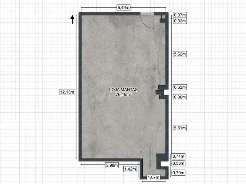 Loja / Loft 76m² - Av. Visconde Carnaxide (Mantas) - Grande imagem: 2/3