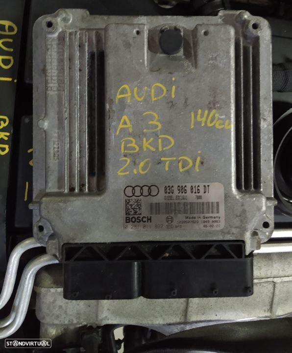 centralina audi A3 2.0tdi 140cv motor BKD EDC16U1 0 281 011 892 - 1