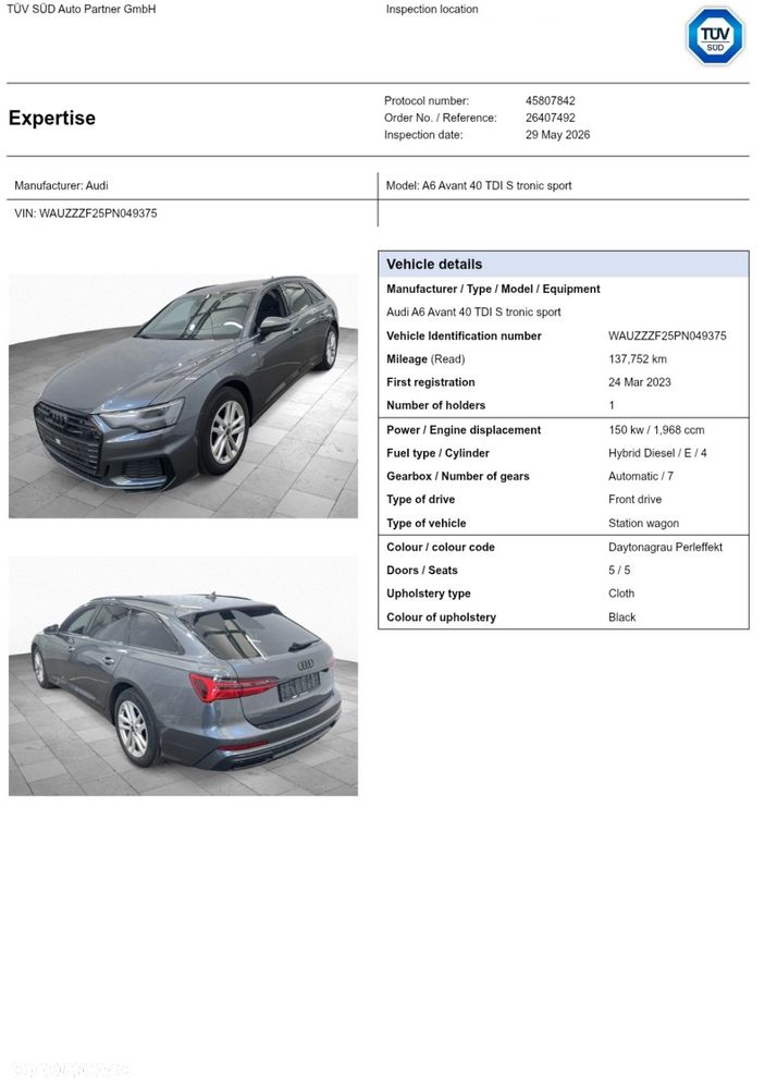 Audi A6 Avant 40 TDI S tronic S line - 16