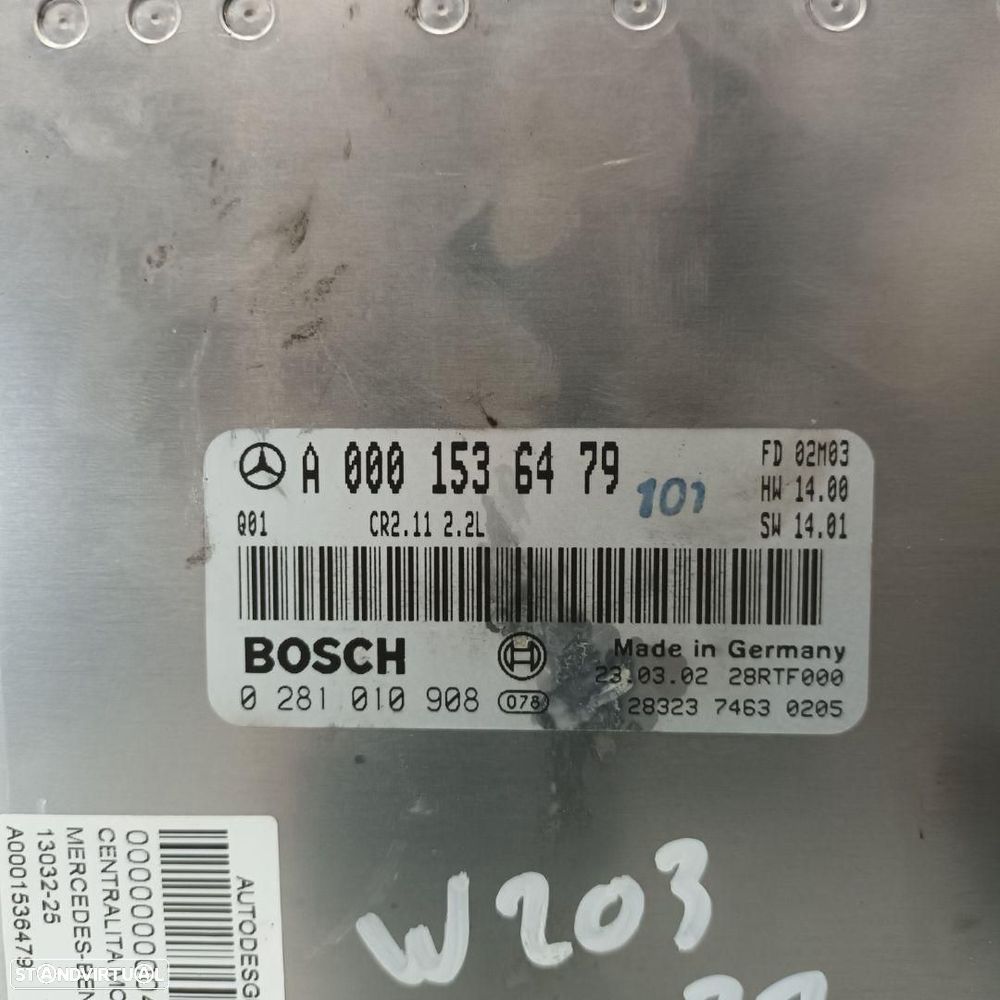 CENTRALINA DO MOTOR UCE MERCEDES-BENZ CLASE C BM 203 FAMILIAR - 1