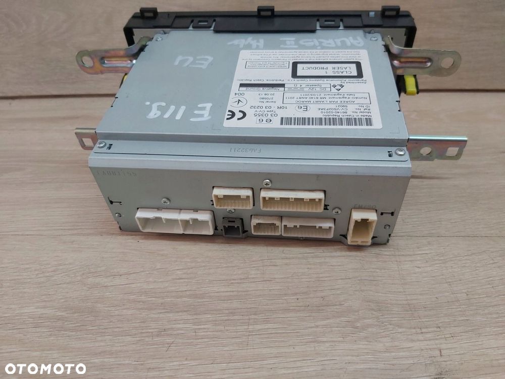 Toyota Auris II Radio wyświetlacz nawigacji 86140-02010 - 5