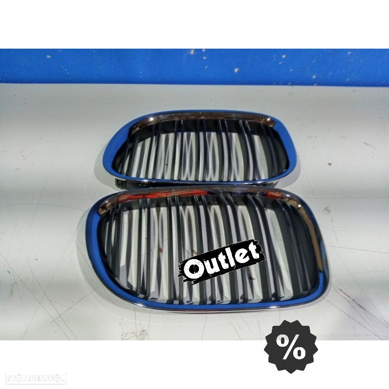 R148455C1 GRELHA FRONTAL BMW SERIE 7 F01 09-15 LOOK M CROMADO - 3