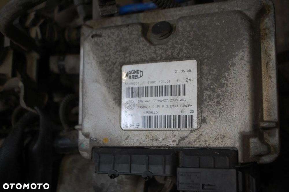 SILNIK KOMPLETNY 1.2 8V 188A4000 WIĄZKA STEROWNIK FIAT PANDA II SWAP FIAT SEICENTO 148TYS.KM - 4