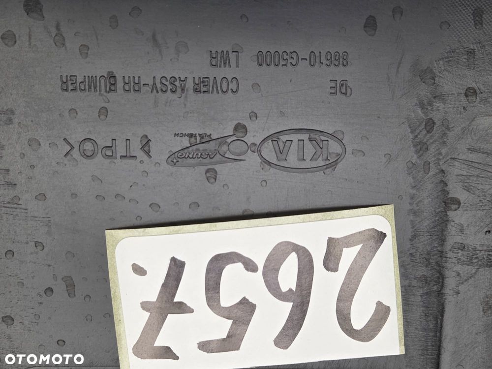 Kia Niro od 16r 86610G5000 spoiler dokładka zderzaka tył tylny - 7