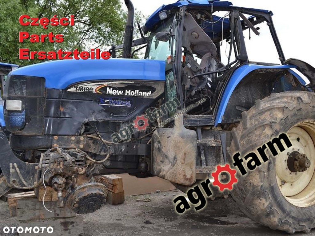 New Holland TM190 części, skrzynia biegów, silnik - 1