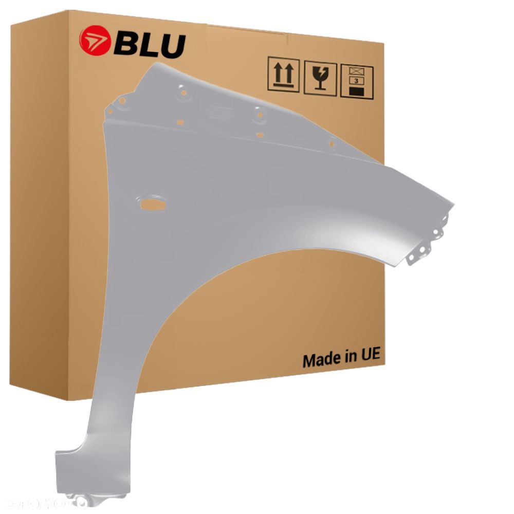BLU Błotnik TOYOTA AYGO 2 II 1F7 Prawy Przód Srebrny UltraSilver - 1