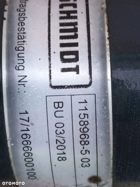 1158968-5 03 1158968 SIŁOWNIK HYDRAULICZNY Schmidt Swingo CS 256 - 2018 rok - 2