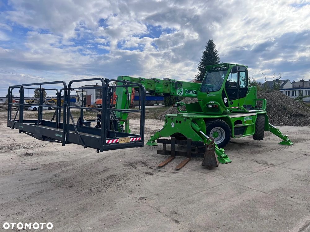 Merlo ROTO 40.18S 3500MTH CERTYFIKAT CE ZESTAW KOSZ WIDŁY PILOT DŹWIG
