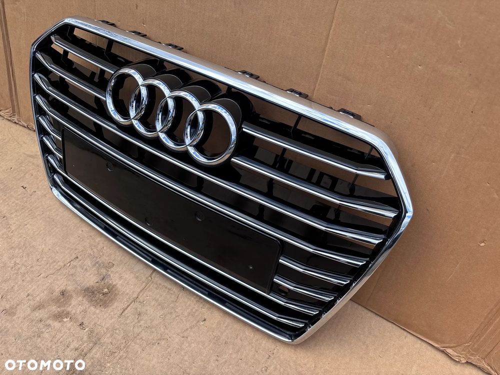 Audi A6 4G C7 Lift 4G0 Znaczek Oryginalna Atrapa Grill Zderzaka Przedniego Przednia 4G0853651AE 4G0853651AF 4G0853653K PDC Pod Czujniki Parkowania - 9