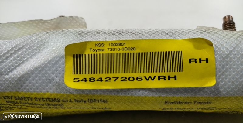 Airbag Banco Fte Dto Toyota Yaris (_P9_) - 4