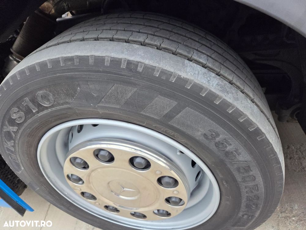 Mercedes-Benz ACTROS 18.510, AUTOMATA+RETARDER 5 trepte, SA CUPLARE REGLABILA la 1,15m si 0,9m, 2 rezervoare cumulat 680l, Spoilere cabina si sasiu, Camere in loc de oglinzi, Navigatie, Frigider, rulat in GERMANIA, posibil leasing 4 ani, PROMOTIE 45.900 EUR+tva - 21