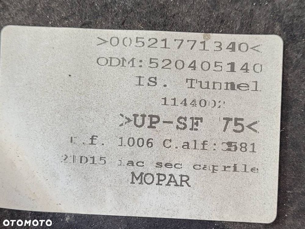 OSŁONA TERMICZNA WYDECHU JEEP COMPASS II 00521771340 520405140 - 9