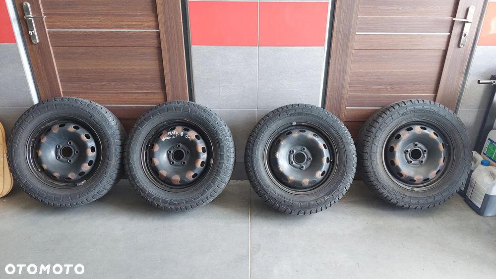 FELGI STALOWE Z OPONAMI KOMPLET RENAULT TRAFIC III 3 ROZSTAW OPON 215-65R-16C MICHELIN WIELOSEZON ET50 ROZ 6JX16H2 - 2