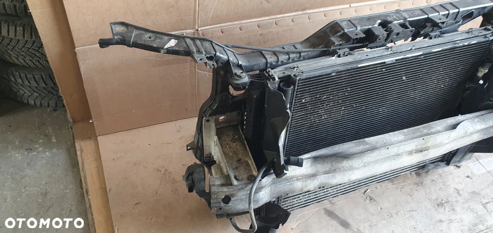 Pas przedni kompletny chłodnice wentylatory belka Audi A4 B8 Lift 2.0 TDI 8K0145805G - 4