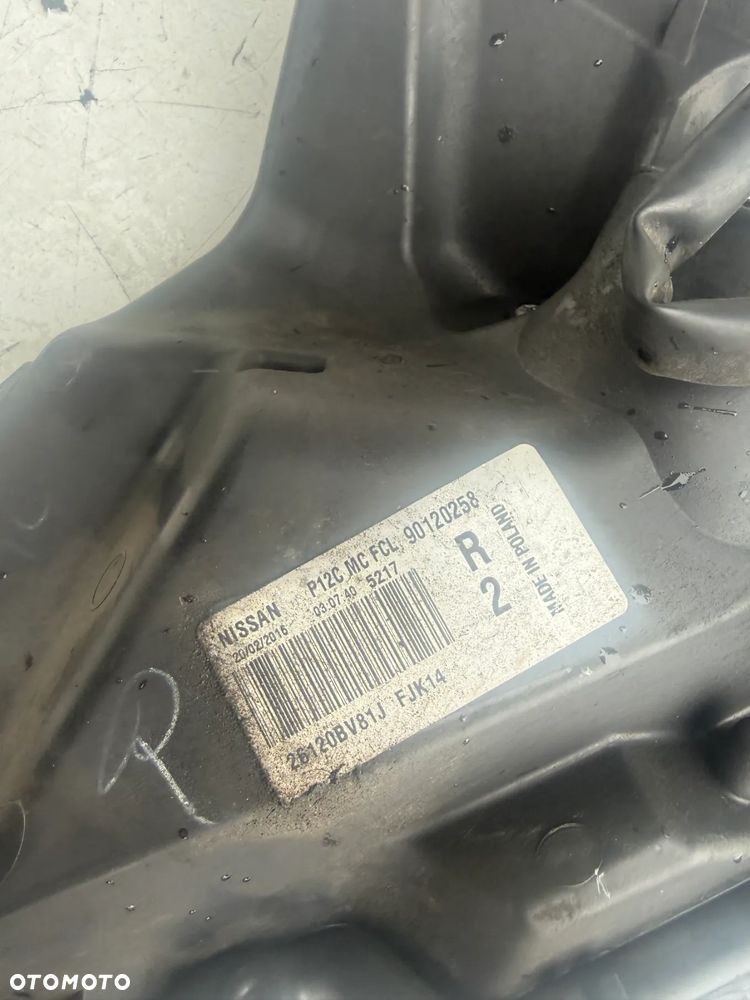 LAMPA PRZEDNIA PRAWA PRZÓD GÓRNA EUROPA NISSAN JUKE F15 LIFT 26120BV81J - 7