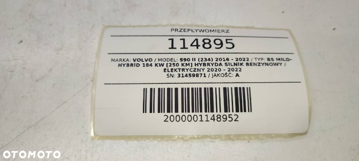 PRZEPŁYWOMIERZ VOLVO S90 II 31459871 - 4