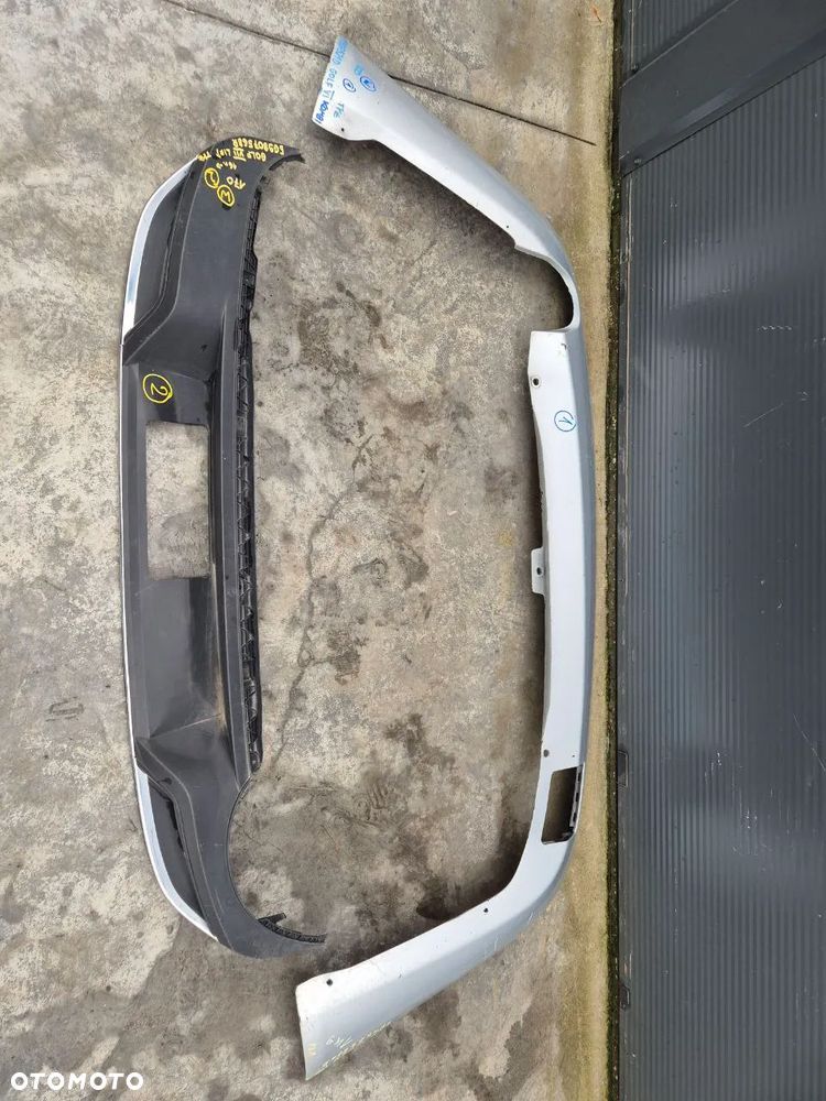 VW GOLF VI / VII DOKŁADKA ZDERZAKA TYŁ (dostępne 2 dokładki) - 1