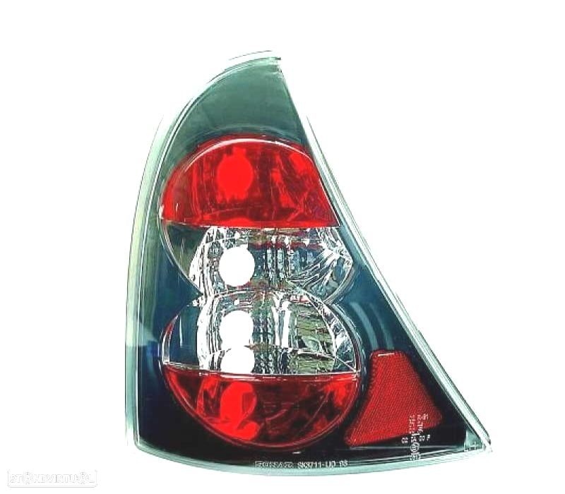 FAROLINS TRASEIRO RENAULT CLIO II 98-01 PRETO - 1