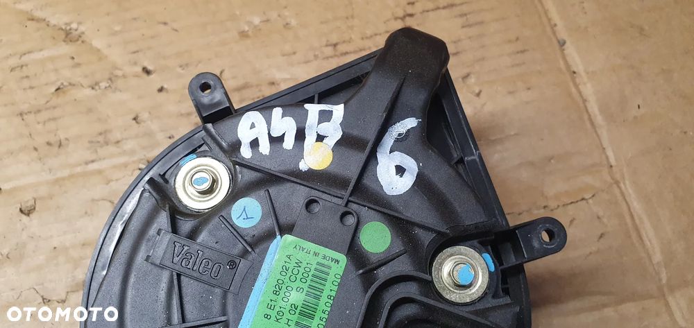 Wentylator silnik dmuchawy nagrzewnicy Audi A4 B6 8E1820021A - 7