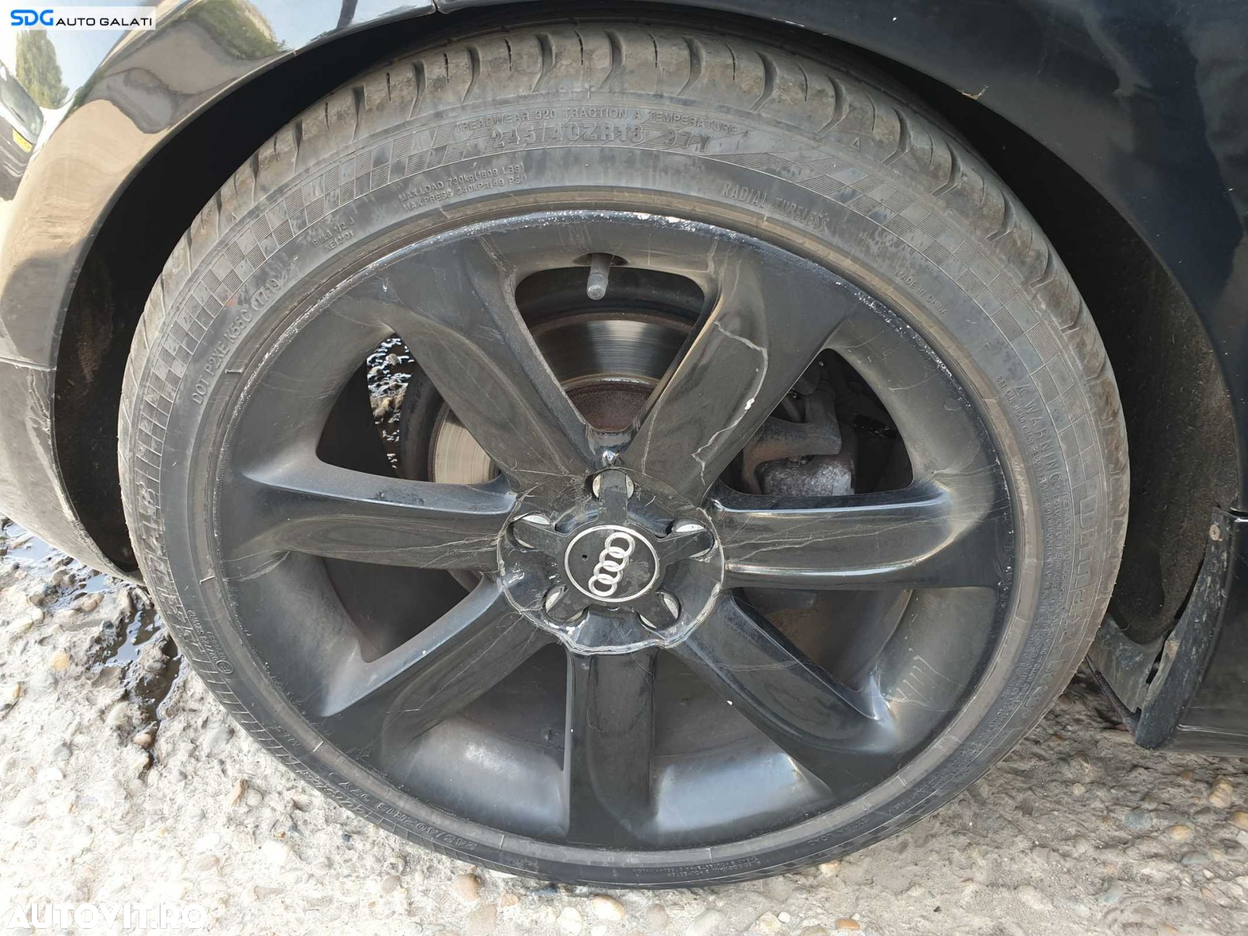 Set 4 Jante Roti Aliaj 5x112 245 40 18 R18 9Jx18H2 ET52 Skoda Octavia 2 2004 - 2013 Cod 8J0601025AC - 5