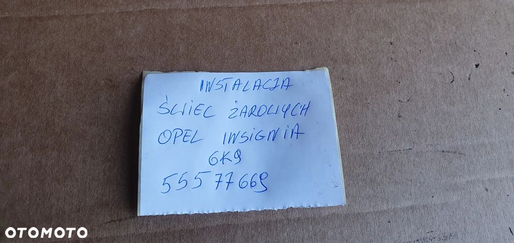 Instalacja wiązka świec żarowych Opel Insignia A 2.0 CDTI 55577669 - 8