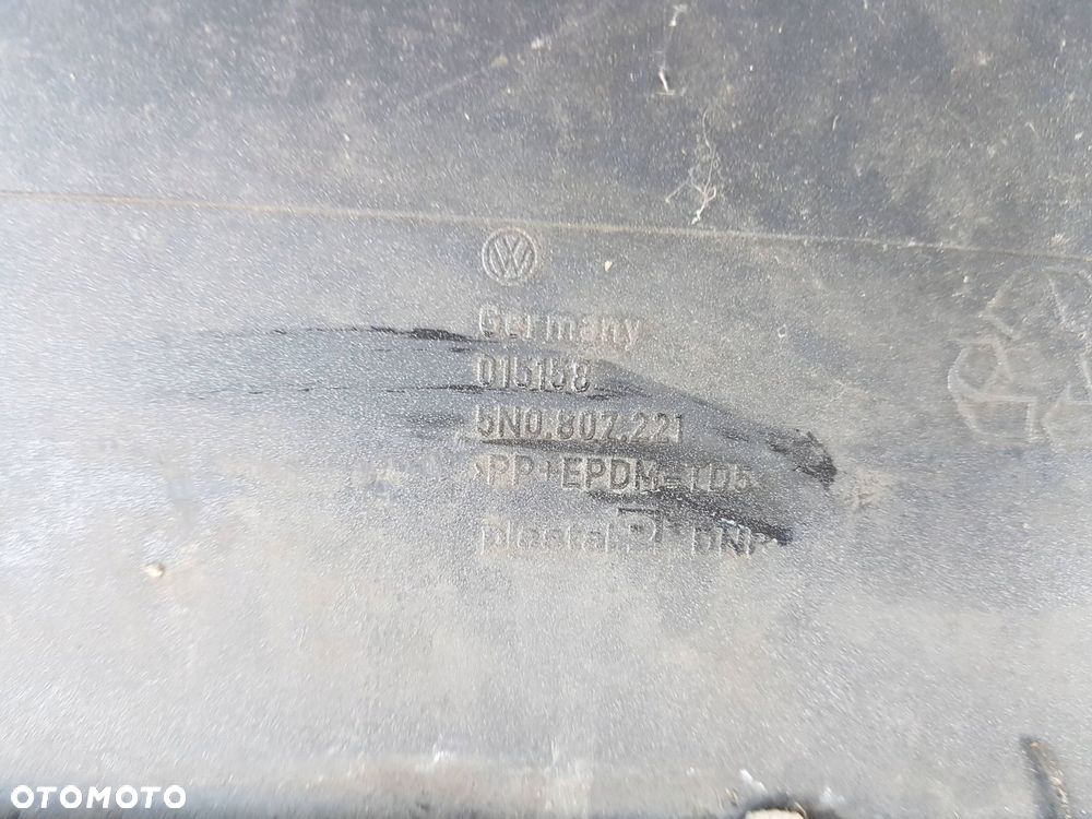 VW TIGUAN I 5N 06-10r ZDERZAK PRZÓD PRZEDNI PDC GRILL LD7R - 11