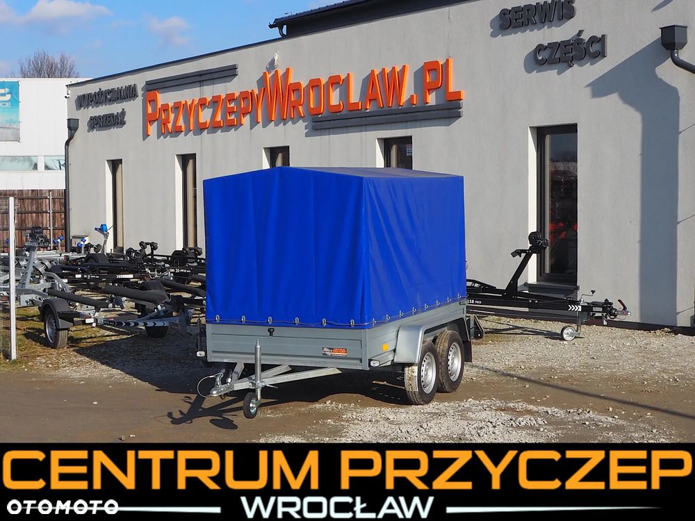 Rydwan EURO C750 / 2 OSIE / BAGAŻOWA / TOWAROWA / Z PLANDEKĄ / BEZ PLANDEKI / DMC: 750 KG - 14