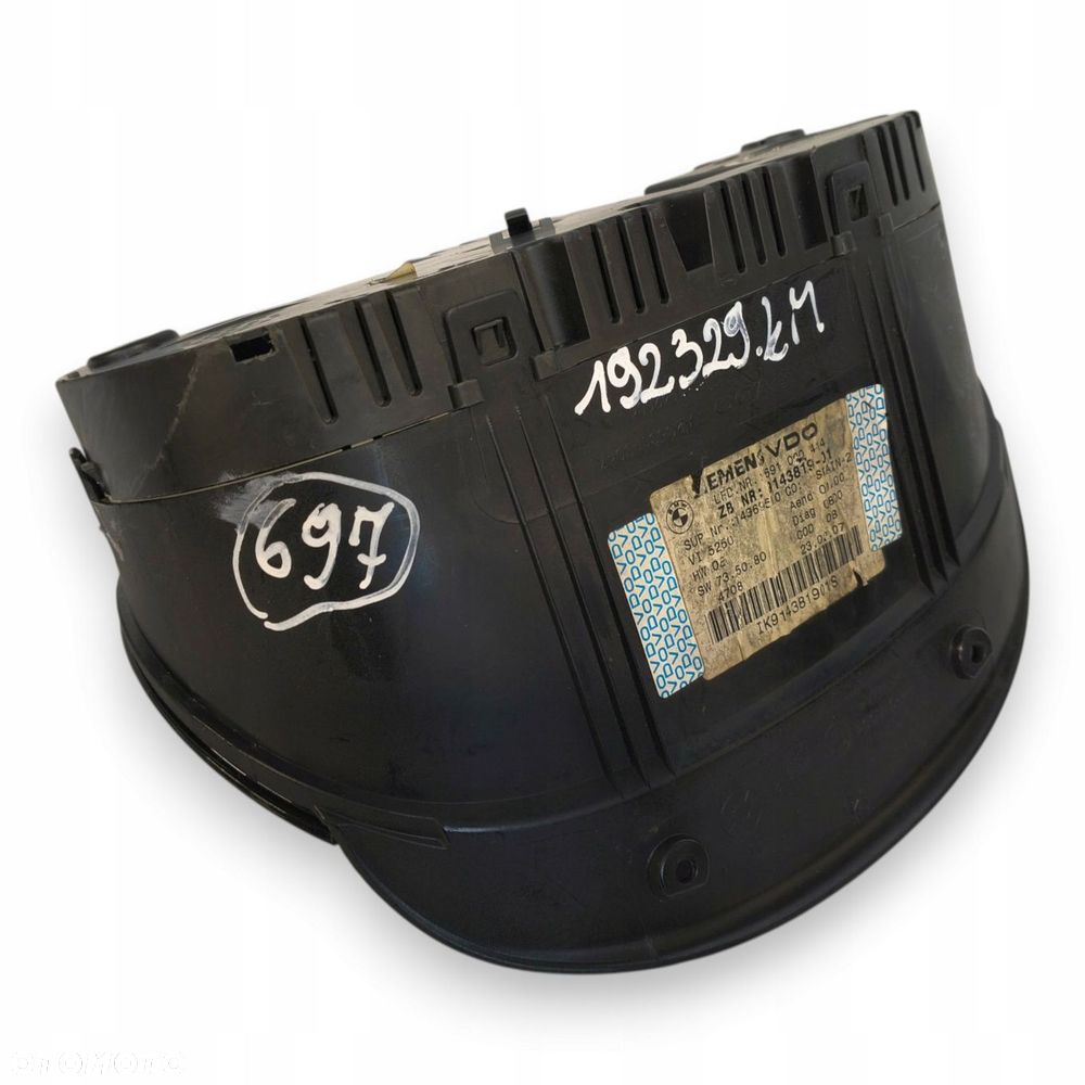 LICZNIK ZEGARY 9143819-01 BMW E90 E92 E93 2.0 B Benzyna 192 329km eu 07-12 - 7