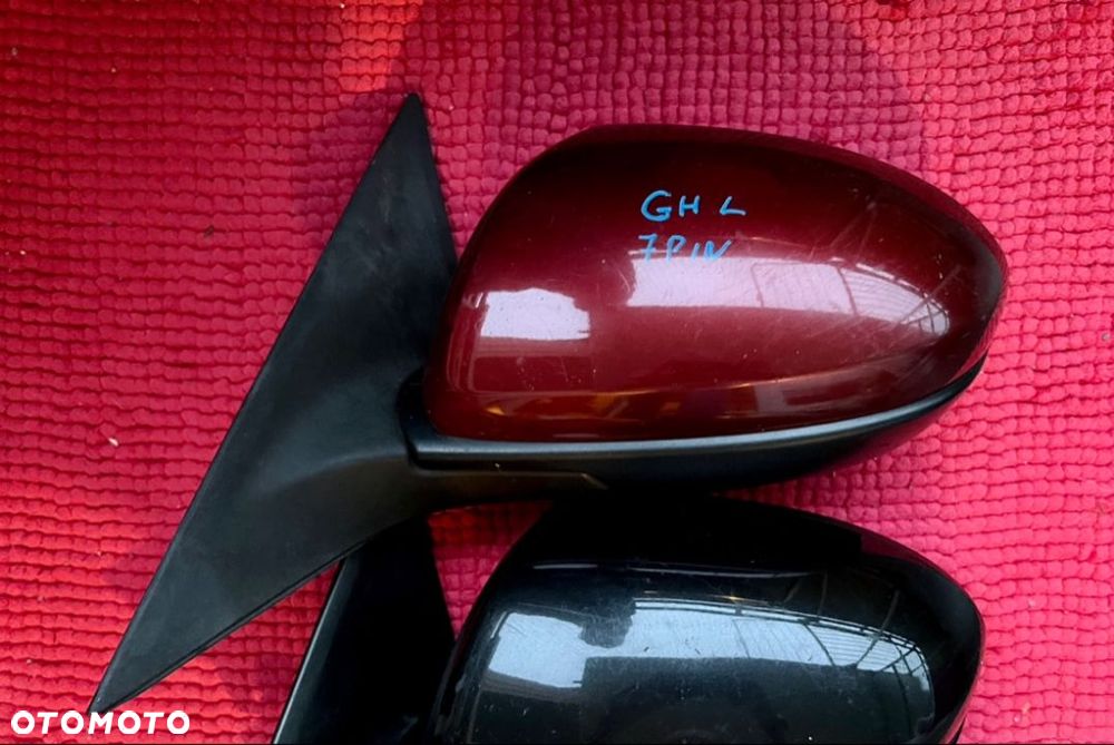 Mazda 6 GH 2008/2013 lusterko lewe lub prawe  7 Pin składane  maska zawiasy lusterka  belka pas Air Bag lampy zderzak - 4